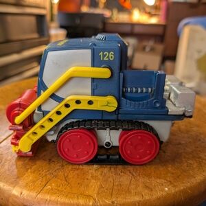 Kids Construction Toy Truck with Red Wheels